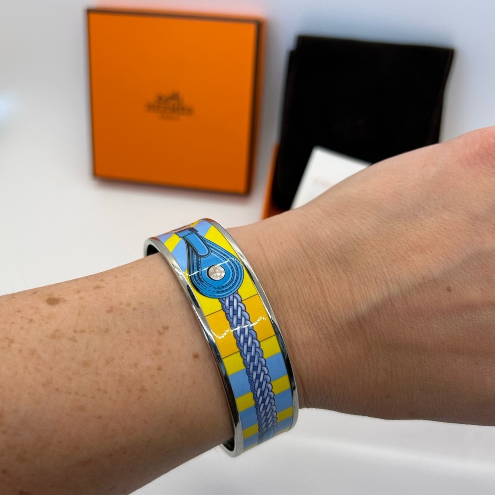Authentic Hermès Enamel Bracelet